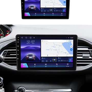Navigatie Peugeot 308 II (2013-2021) cu Android, 4GB RAM, 64GB ROM, Ecran QLED 9" Touchscreen, CarPlay Wireless, DSP - Img 2
