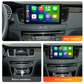 Navigatie Peugeot 508 I (2010-2018) cu Android, 6GB RAM, 128GB ROM, Ecran QLED 9" Touchscreen, CarPlay Wireless, DSP - Img 4