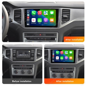 Navigatie Premium VW T-Roc (2017+) cu Android, CarPlay Wireless, Octa-Core, 8GB RAM, Ecran QLED 9" Touchscreen, SIM 4G, DSP Pro - Img 2