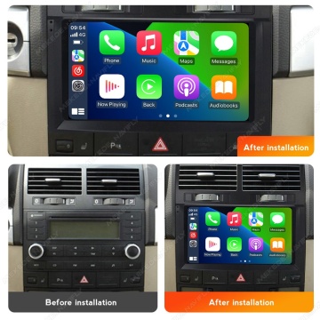 Navigatie Premium VW Touareg 7L (2002-2011) cu Android, CarPlay Wireless, Octa-Core, 8GB RAM, Ecran QLED 9" Touchscreen, SIM 4G, DSP Pro - Img 2