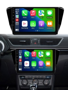 Navigatie Skoda Superb III (2015+) cu Android, 4GB RAM, 64GB ROM, Ecran QLED 10" Touchscreen, CarPlay Wireless, DSP - Img 2