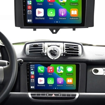 Navigatie Smart Fortwo (2011-2014) cu Android, 4GB RAM, 64GB ROM, Ecran QLED 9" Touchscreen, CarPlay Wireless, DSP - Img 5