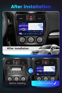 Navigatie Subaru Forester SJ 2012-2015 9 inch 4 GB RAM + 64 GB ROM QLED 8 CORE SIM CARPLAY COOLER - Img 5