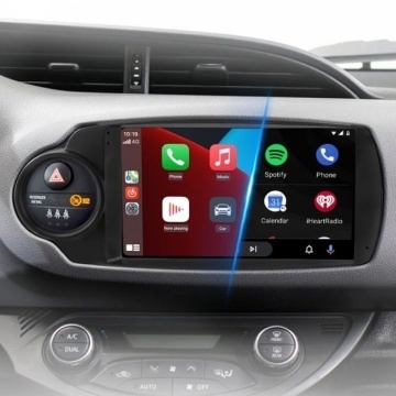 Navigatie Toyota Yaris P13 (2011-2020) Negru cu Android, 6GB RAM, 128GB ROM, Ecran QLED 9" Touchscreen, CarPlay Wireless - Img 4