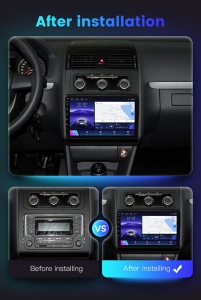 Navigatie VW Touran 2010-2015 10 inch 1 GB RAM + 32 GB ROM 4 Core COOLER - Img 3