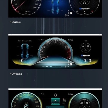 Ceas digital Mercedes ML / GL W166 2012-2015 12.3" IPS Linux OBD - Img 2