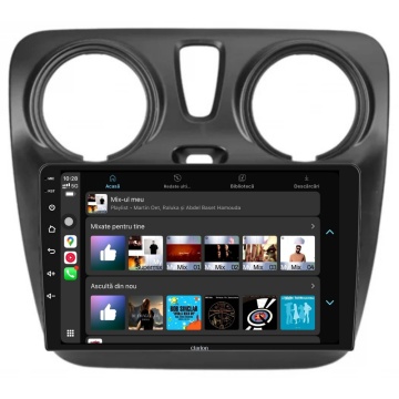Navigatie Android Clarion GL-300 XD3326 9 Inch Dacia Dokker (dupa 2012), 2 GB, 32 GB, IPS