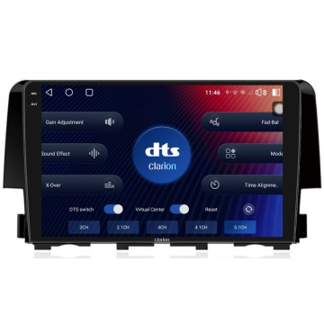 Navigatie Android Clarion GL-700 XD6125 9 Inch Honda Civic X (2015-2021), 8 GB, 256 GB, QLED 2K