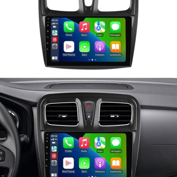 Navigatie Dacia Sandero 2 (2012-2020) cu Android, 2GB RAM, 32 GB, Ecran IPS 9" 1280 x 720, CarPlay & Android Auto, WiFi, Bluetooth, suport camera DVR - Img 2