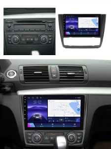 Navigație Dedicată BMW Seria 1 (2004-2011) 4GB RAM, 64GB, Ecran QLED 9", CarPlay, Android Auto, Slot SIM 4G
