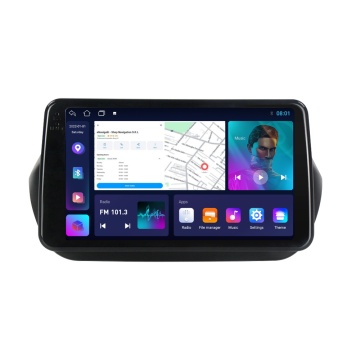 Navigatie Fiat Qubo (2008-2019) cu Android, 4GB RAM, 64 GB, Ecran QLED 9 Inch, CarPlay & Android Auto, WiFi, Bluetooth, suport camera DVR