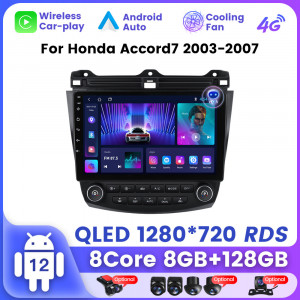 Navigatie Honda Accord 7 2003-2008 9 INCH 1 GB RAM + 32 GB ROM 4 Core COOLER - Img 6