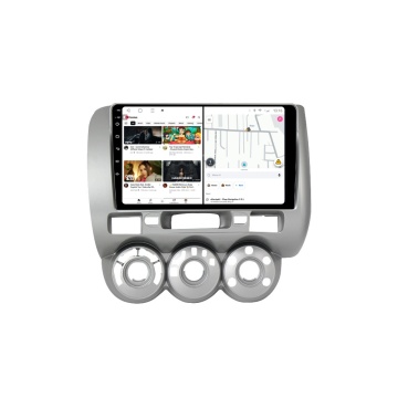 Navigatie Honda Jazz City (2002-2007) Aer Argintiu cu Android, 8GB RAM, 128GB ROM, Ecran QLED 9" Touchscreen, CarPlay Wireless, DSP Pro - Img 3