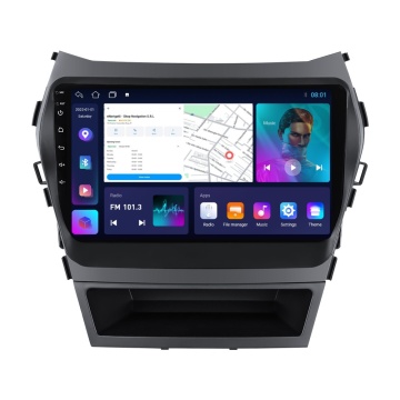 NAVIGATIE HYUNDAI SANTA FE III (2012-2018) CU ANDROID, 1GB RAM, 16 GB, ECRAN IPS 9" 1280 X 720, CARPLAY & ANDROID AUTO, WIFI, BLUETOOTH, SUPORT CAMERA DVR