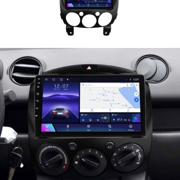 Navigatie Mazda 2 (2007-2014) cu Android, 4GB RAM, 64GB ROM, Ecran QLED 9" Touchscreen, CarPlay Wireless, DSP - Img 2