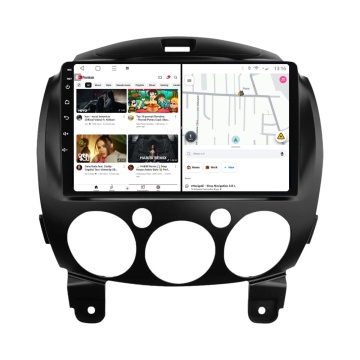 Navigatie Mazda 2 (2007-2014) cu Android, 8GB RAM, 128GB ROM, Ecran QLED 9" Touchscreen, CarPlay Wireless, DSP Pro - Img 2