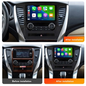 Navigatie Mitsubishi Pajero IV (2016-2018) cu Android, 4GB RAM, 64GB ROM, Ecran QLED 9" Touchscreen, CarPlay Wireless, DSP - Img 2