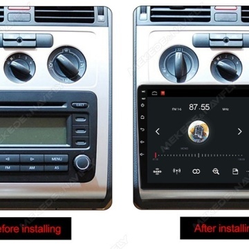 Navigatie Performanta VW Touran I (2003-2010) cu Android, CarPlay Wireless, Octa-Core, 4GB RAM, Ecran QLED 10" Touchscreen, SIM 4G, DSP - Img 4