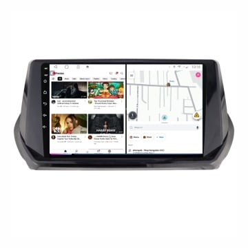 Navigatie Peugeot 2008 II (2019+) cu Android, 6GB RAM, 128GB ROM, Ecran QLED 9" Touchscreen, CarPlay Wireless, DSP - Img 2