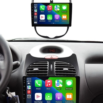 Navigatie Peugeot 206 (1998-2009) cu Android, 2GB RAM, 32GB ROM, Ecran 9" Touchscreen, CarPlay, SIM 4G - Img 5