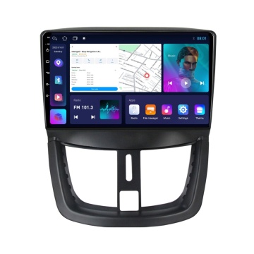 NAVIGATIE PEUGEOT 207 (2006-2015) CU ANDROID, 4GB RAM, 64 GB, ECRAN IPS 9" 1280 X 720, CARPLAY & ANDROID AUTO, WIFI, BLUETOOTH, SUPORT CAMERA DVR - Img 1