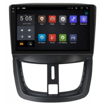 Navigatie Piloton Peugeot 207 (2006-2015) - 4GB RAM, 64GB, Octa Core 2Ghz, Display 2K, SIM 4G