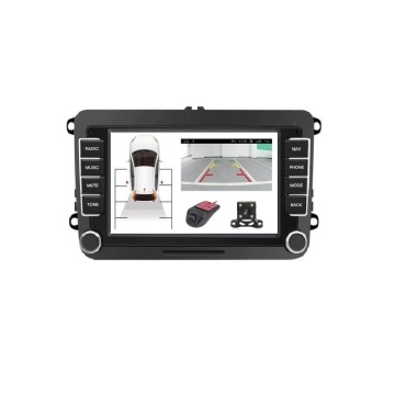 Navigatie PilotOn Skoda Octavia II (2004-2013) Gri cu Android, 2GB RAM, 64 GB, Ecran IPS 7" 1280 x 720, CarPlay & Android Auto Model Clasic