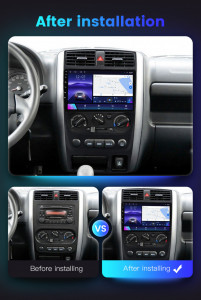 Navigatie Suzuki Jimny 2005-2018 9 inch 2 GB RAM + 32 GB ROM QLED 4 CORE CARPLAY COOLER - Img 5