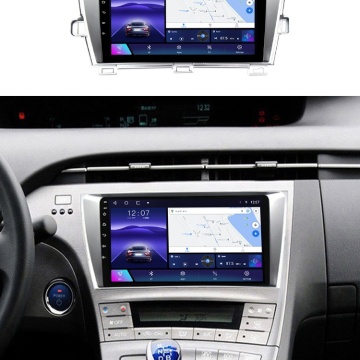 Navigatie Toyota Prius W3 (2009-2015) Gri cu Android, 4GB RAM, 64GB ROM, Ecran QLED 9" Touchscreen, CarPlay Wireless - Img 2