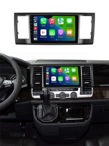 Navigatie VW T6 Transporter Caravelle Multivan 2015-2020 9 inch 1 GB RAM + 32 GB ROM 4 Core COOLER - Img 4