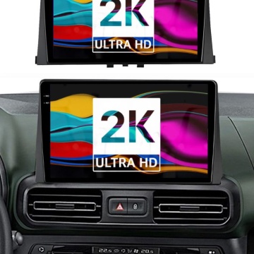 Navigatie Android 2K Citroen Berlingo (dupa 2018) cu Android, 2 GB RAM, 32 GB, Ecran QLED 10.36 Inch 2000x1200, CarPlay Wireless, 4G - Img 2