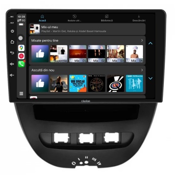 Navigatie Android Clarion GL-300 XD3326 10 Inch Citroen C1 I (2005 - 2014), 4 GB, 64 GB, IPS