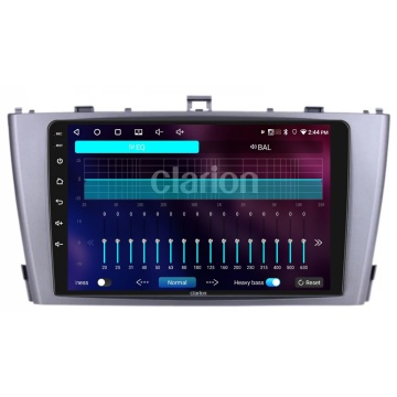 Navigatie Android Clarion GL-300 XD3326 9 Inch Toyota Avensis T27 (2009-2015) rama argintie, 2 GB, 32 GB, IPS