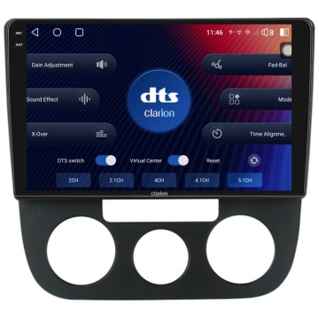 Navigatie Android Clarion GL-700 XD6125 10 Inch VW Golf V (2003-2010) cu AC, 8 GB, 256 GB, QLED 2K