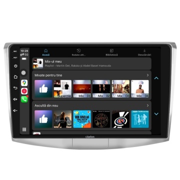 Navigatie Android Clarion GL-700 XD8581 10 Inch VW Passat CC (2008-2018) argintiu, 4 GB, 64 GB, IPS