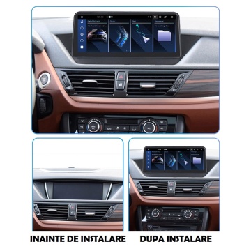"Navigație Android 10.25” pentru BMW X1 E84 (2009-2015), ecran IPS HD, compatibilitate CarPlay & Android Auto, procesor 8 Core, 4GB RAM, 64GB ROM, 4G LTE, design integrat perfect."