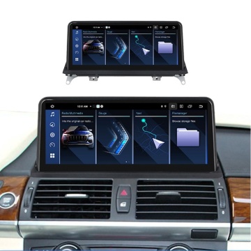 Navigație Android 10.25” pentru BMW X5 E70 (2006-2013), ecran IPS HD, compatibilitate CarPlay & Android Auto, procesor 8 Core, 4GB RAM, 64GB ROM, slot SIM 4G LTE, design integrat OEM