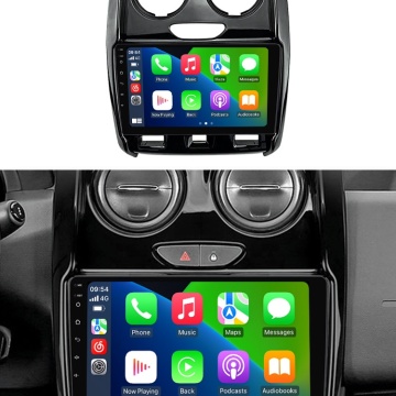 Navigatie Dacia Duster I (2013-2018) cu Android, 4GB RAM, 64GB ROM, Ecran QLED 9" Touchscreen, CarPlay Wireless, DSP - Img 5