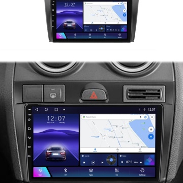 Navigație Dedicată Ford Fiesta (2002-2008) 8GB RAM, 128GB, Octa-Core, Ecran QLED 9", CarPlay, Android Auto, Slot SIM 4G