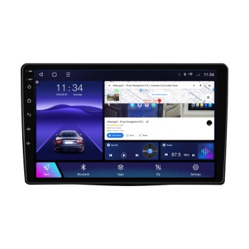 Navigatie Fiat 500L (dupa 2012) cu Android, 8GB RAM, 128GB ROM, Ecran QLED 9" Touchscreen, CarPlay Wireless, DSP Pro