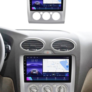Navigatie Ford Focus II (2004-2011) ( Clima manuala, Gri) cu Android, 1GB RAM, 16 GB, Ecran IPS 9" 1024 x 600, WiFi, Bluetooth, suport camera DVR - Img 3