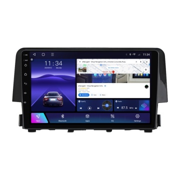 Navigatie Honda Civic X (2015-2021) cu Android, 2GB RAM, 32GB ROM, Ecran 9" Touchscreen, CarPlay, SIM 4G