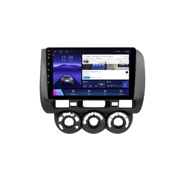 Navigatie Honda Jazz City (2002-2007) Aer Gri cu Android, 6GB RAM, 128GB ROM, Ecran QLED 9" Touchscreen, CarPlay Wireless