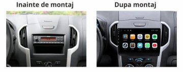 Navigatie Isuzu D-Max II (2012-2020) cu Android, 2GB RAM, 32 GB, Ecran IPS 9" 1280 x 720, CarPlay & Android Auto, WiFi, Bluetooth, suport camera DVR - Img 3