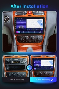 Navigatie Mercedes Vito 2003 2012 9 inch 1 GB RAM + 32 GB ROM 4 Core COOLER - Img 5