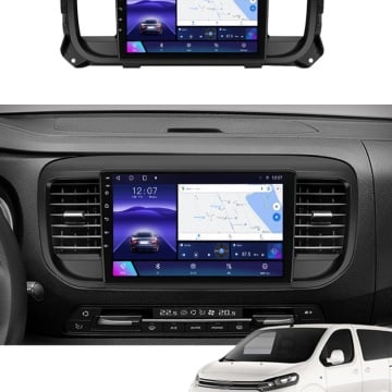 Navigatie Peugeot Expert (2016+) cu Android, 6GB RAM, 128GB ROM, Ecran QLED 9" Touchscreen, CarPlay Wireless, DSP - Img 2