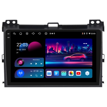 Navigatie Piloton Toyota Land Cruiser Prado J120 (2002-2010) - 4GB RAM, 64GB, Octa Core 1.6Ghz, Display In-Cell