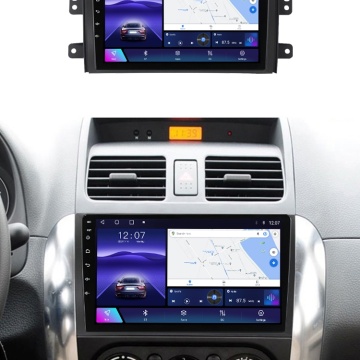 Navigatie Suzuki SX4 (2006-2014) cu Android, 8GB RAM, 128GB ROM, Ecran QLED 9" Touchscreen, CarPlay Wireless, DSP Pro - Img 2