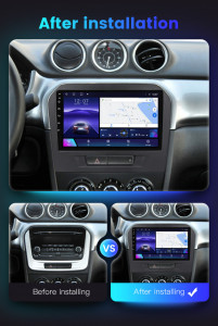 Navigatie Suzuki Vitara dupa 2015 9 inch 8 GB RAM + 128 GB ROM QLED 8 CORE SIM CARPLAY COOLER - Img 5
