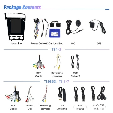 Navigatie Tip Tesla VW Golf 7 2012-2020 9.7 INCH